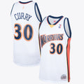 Golden State Warriors 2009 Steph Curry Hardwood Classics Home Swingman Jersey By Mitchell & Ness - White - Mens