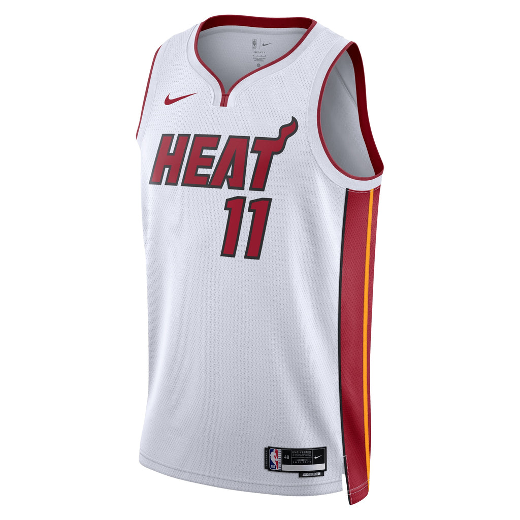 Miami Heat Nike Association Edition Swingman Jersey - White - Jaime Jaquez Jr.  - Unisex