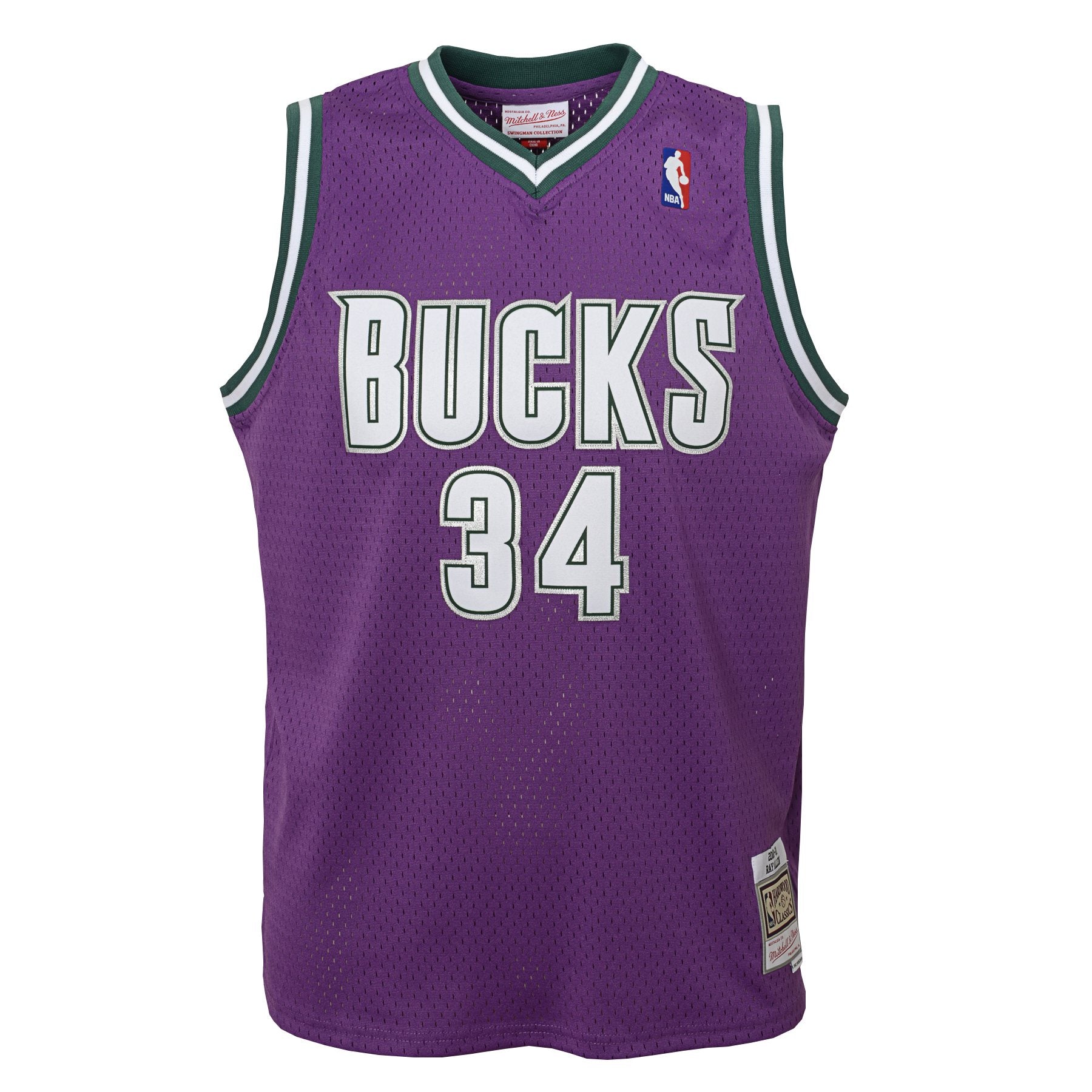 Milwaukee Bucks Ray Allen 1996-97 Hardwood Classics Swingman Jersey - Fir - Youth