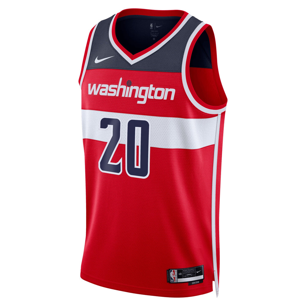 Washington Wizards Nike Icon Swingman Jersey - Red - Alexandre Sarr - Unisex
