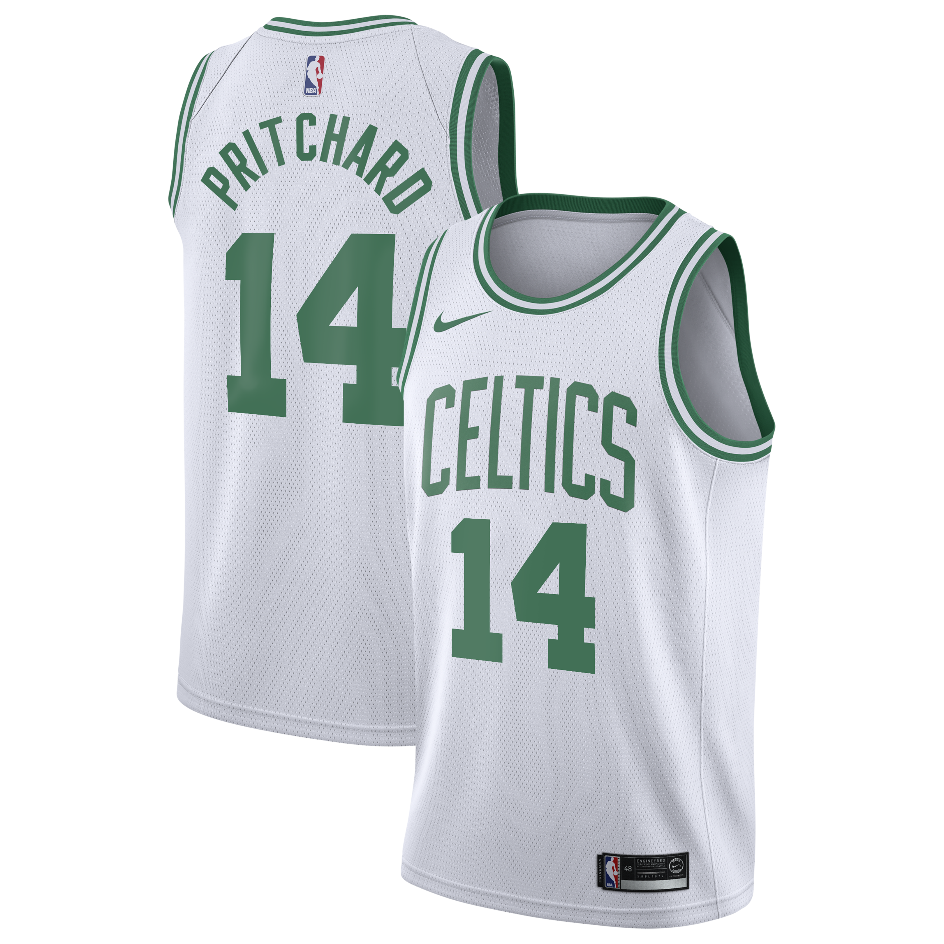 Boston Celtics Nike Association Edition Swingman Jersey - White - Payton Pritchard - Youth