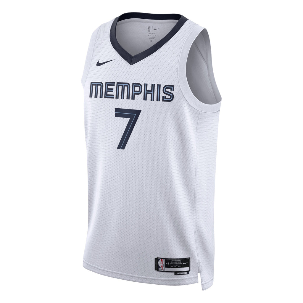 Memphis Grizzlies Nike Association Edition Swingman Jersey - White - Santi Aldama - Unisex
