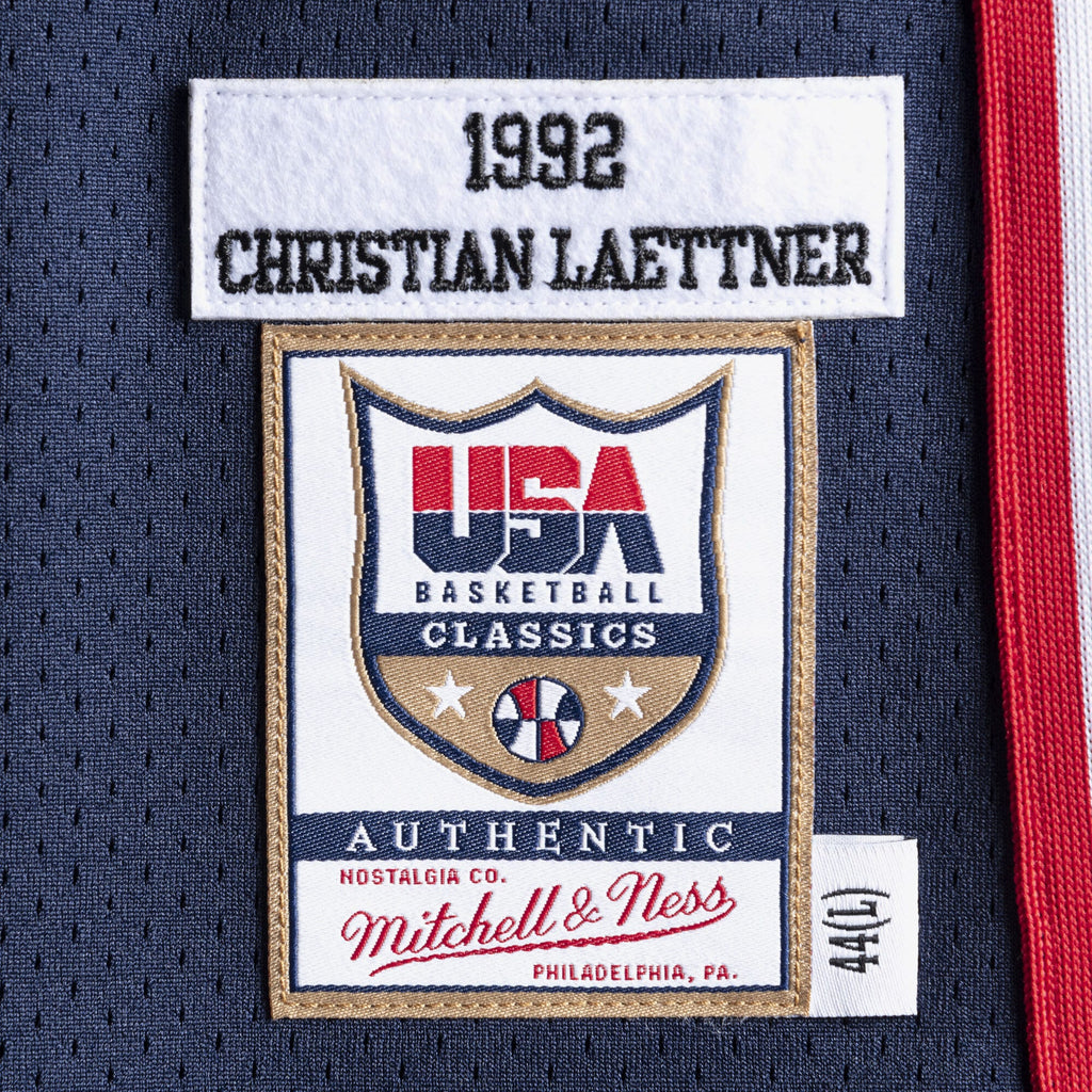USA Basketball Mitchell & Ness Authentic Jersey Christian Laettner 1992