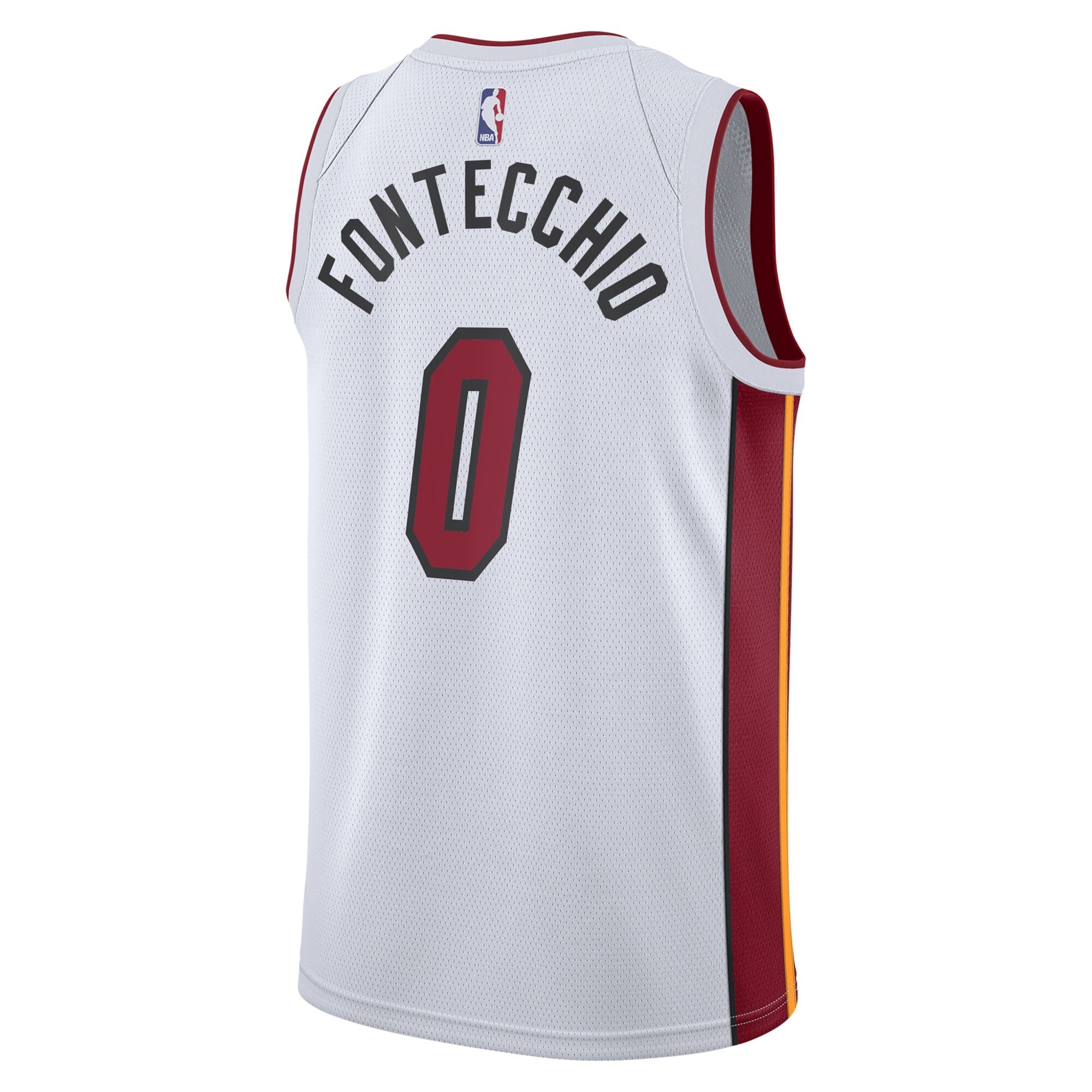 Miami Heat Nike Association Edition Swingman Jersey - White - Simone Fontecchio - Youth