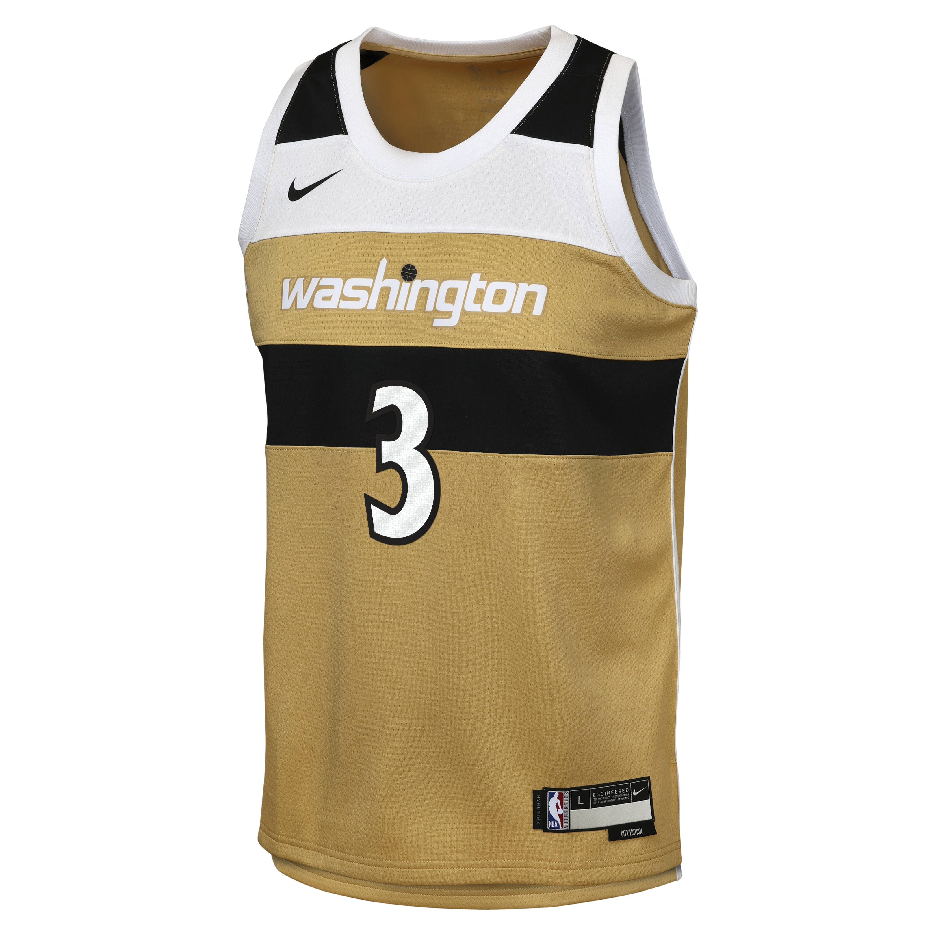 Washington Wizards 2025/26 Nike City Edition Swingman Jersey - Tan - Trae Young - Youth