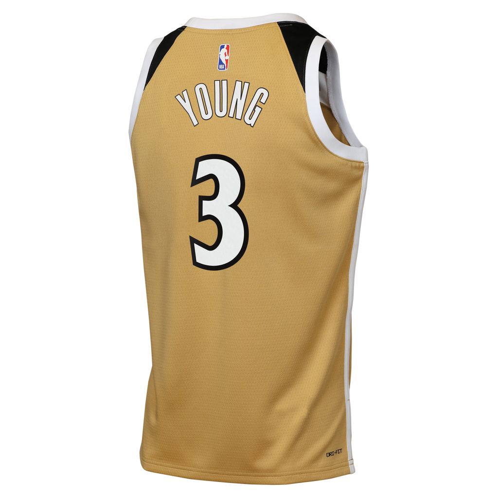 Washington Wizards 2025/26 Nike City Edition Swingman Jersey - Tan - Trae Young - Youth