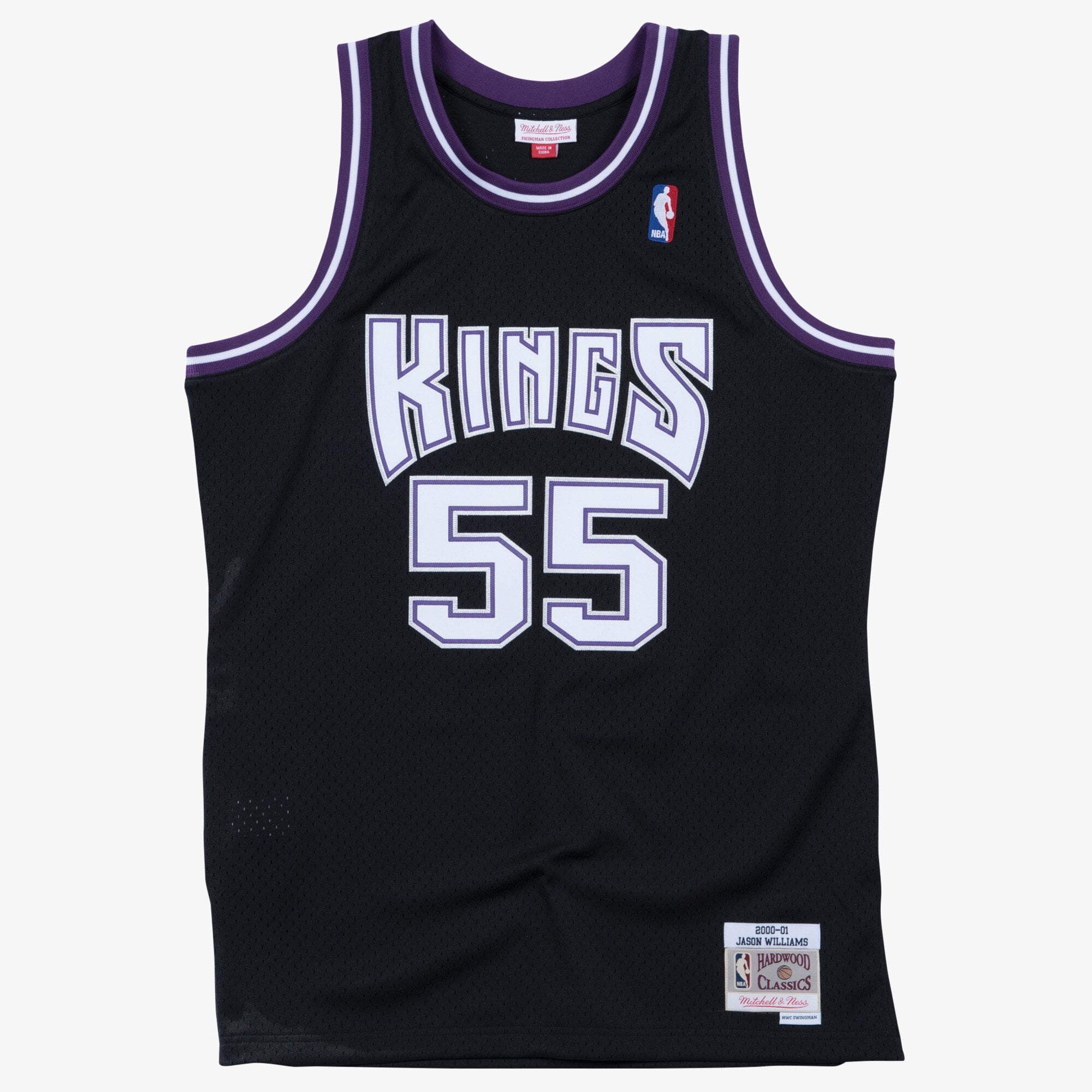 Sacramento Kings Mitchell & Ness Swingman Jersey Road Jason Williams 2000-01