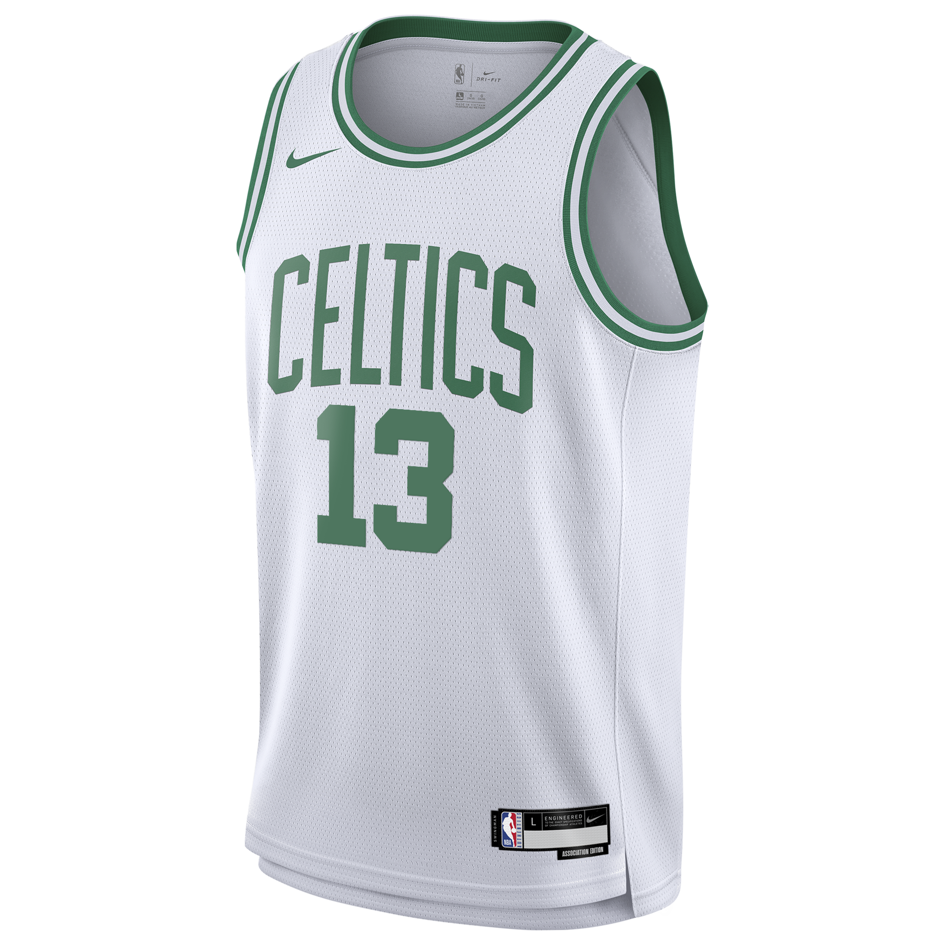 Boston Celtics Nike Association Edition Swingman Jersey - White - Paul George - Youth