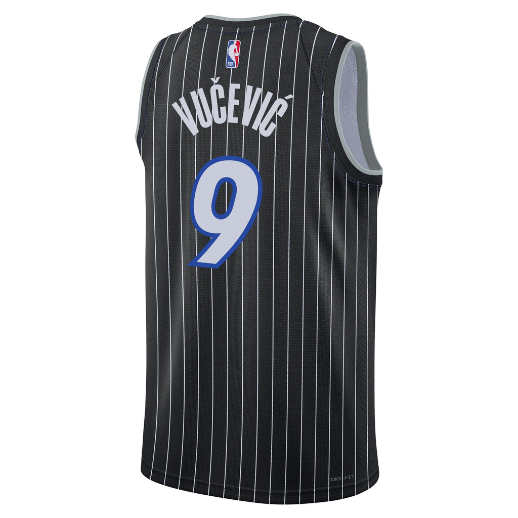 Orlando Magic Jordan Brand Statement Edition Jersey - Black - Nikola Vučević - Unisex