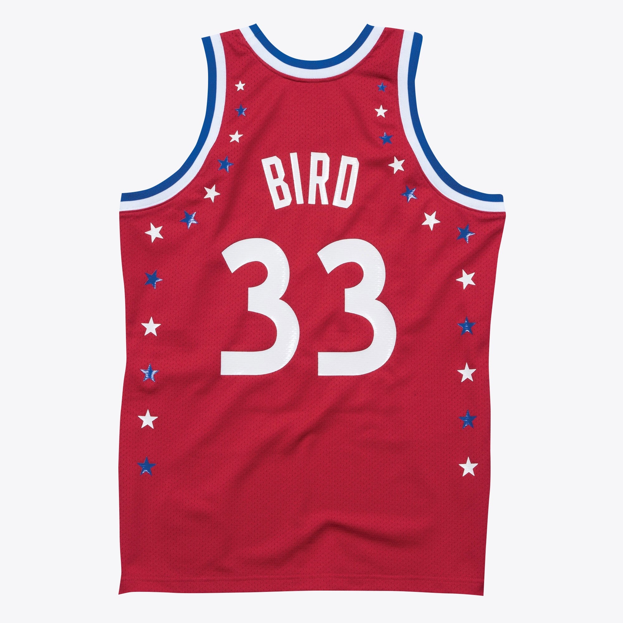 NBA All-Star East Larry Bird Authentic All-Star Jersey By Mitchell & Ness - Scarlett - Mens