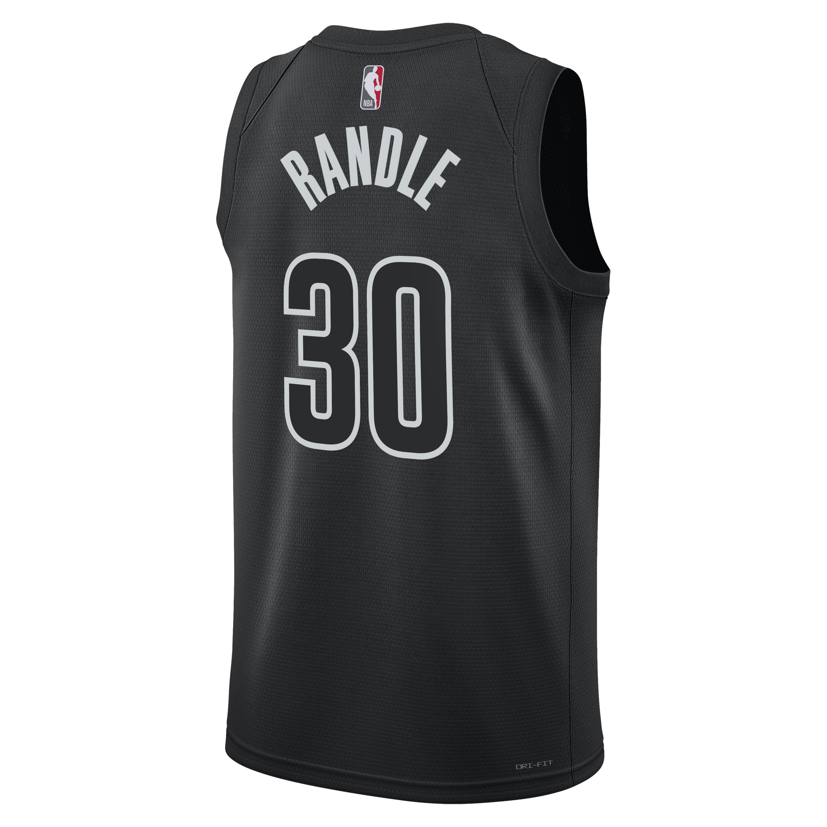 Brooklyn Nets Jordan Brand Statement Edition Swingman Jersey - Black - Julius Randle - Unisex