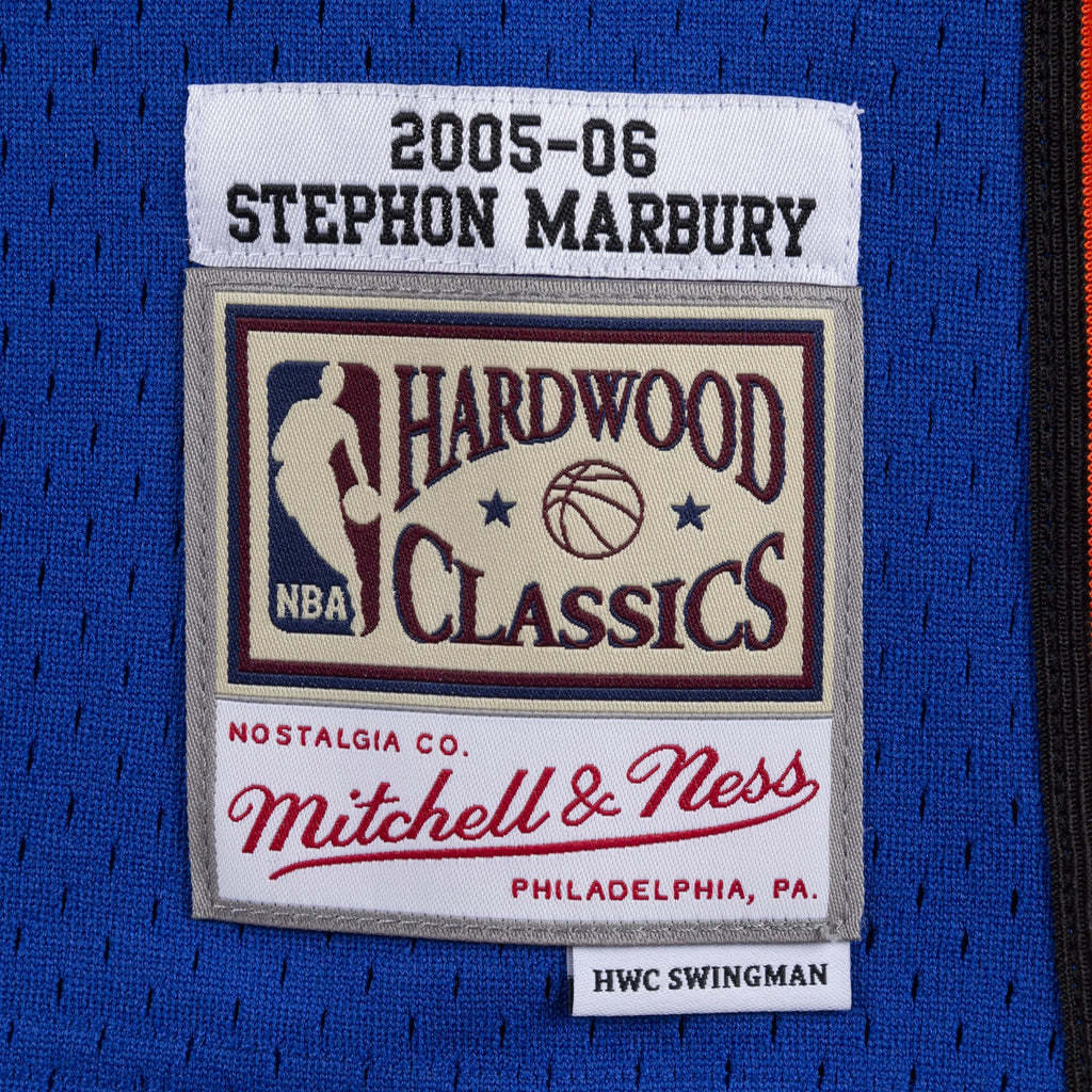 New York Knicks Mitchell & Ness Stephon Marbury 2006 Swingman Authentic Jersey - Royal Blue