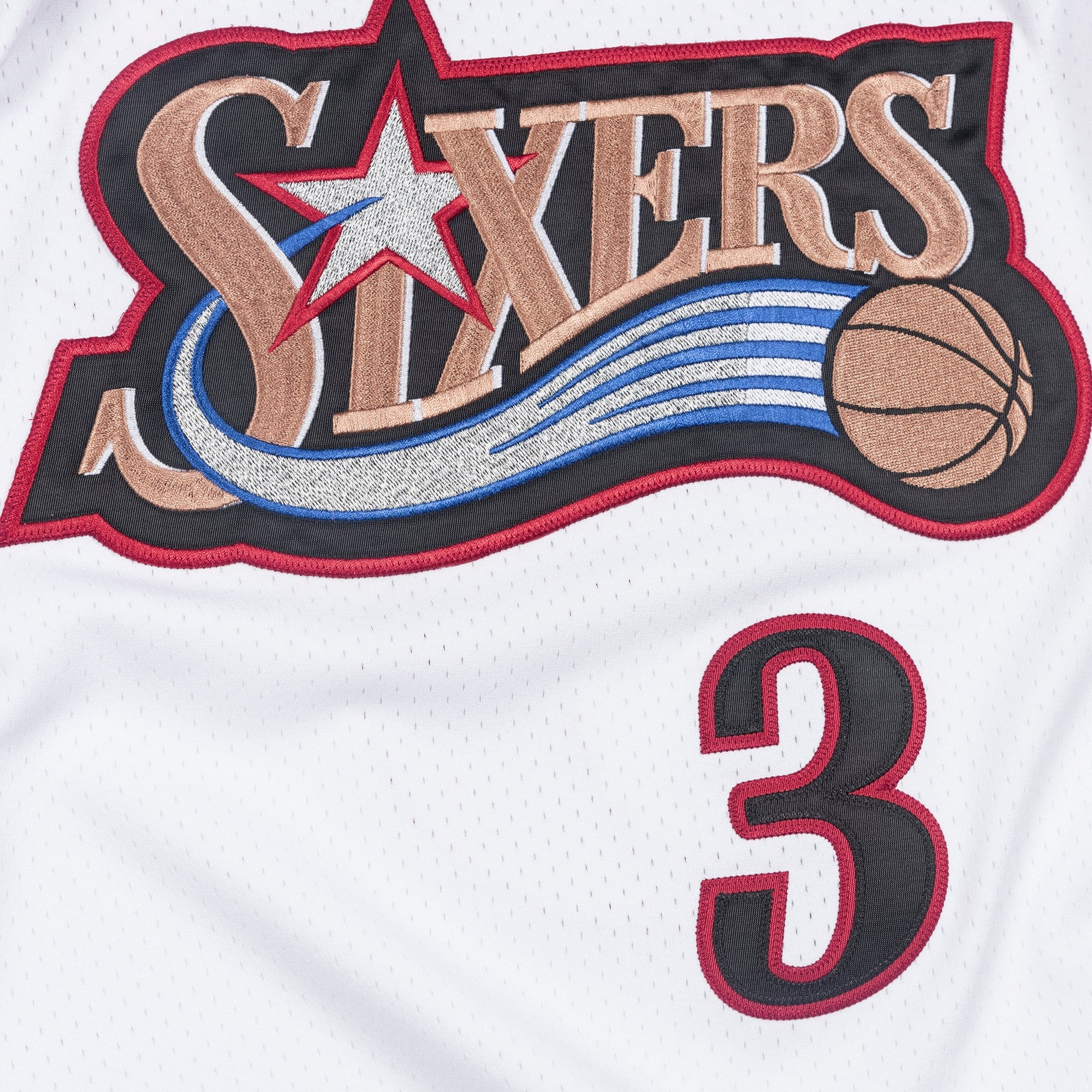 Philadelphia 76ers Mitchell & Ness Allen Iverson 1997 Authentic Jersey - White