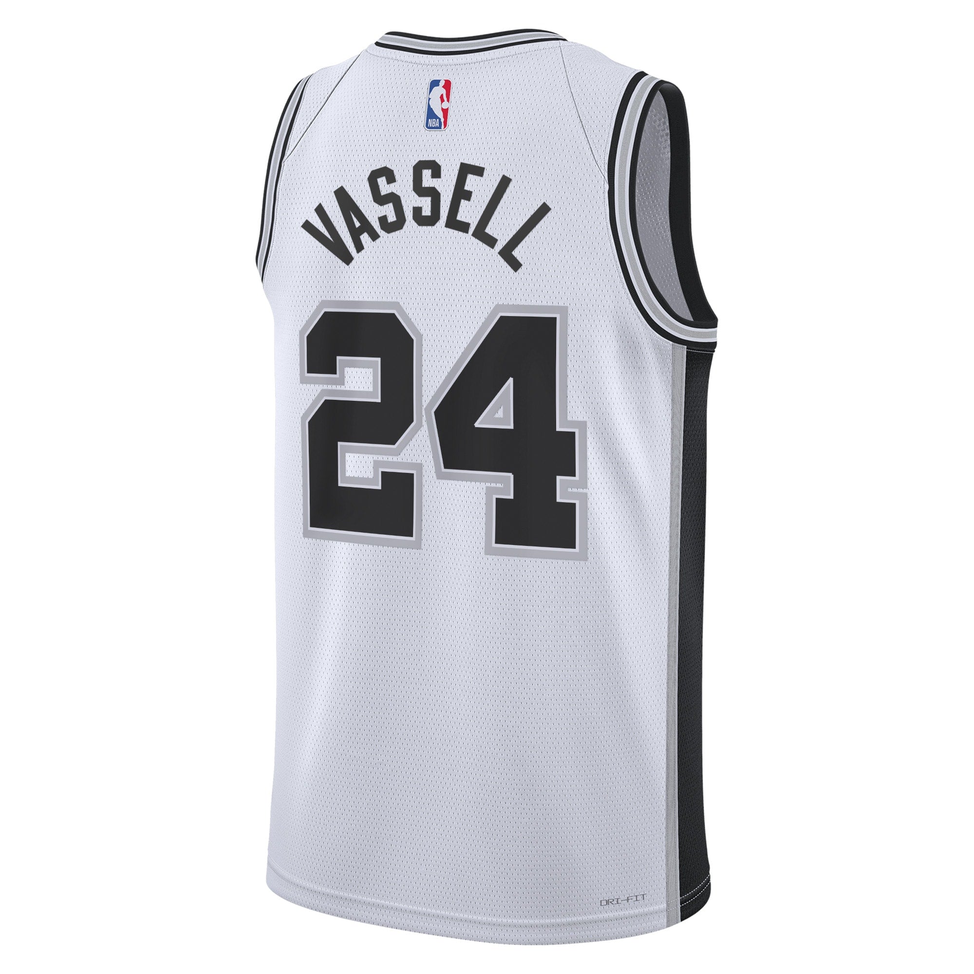 San Antonio Spurs Nike Association Edition Swingman Jersey - White - Devin Vassell - Unisex