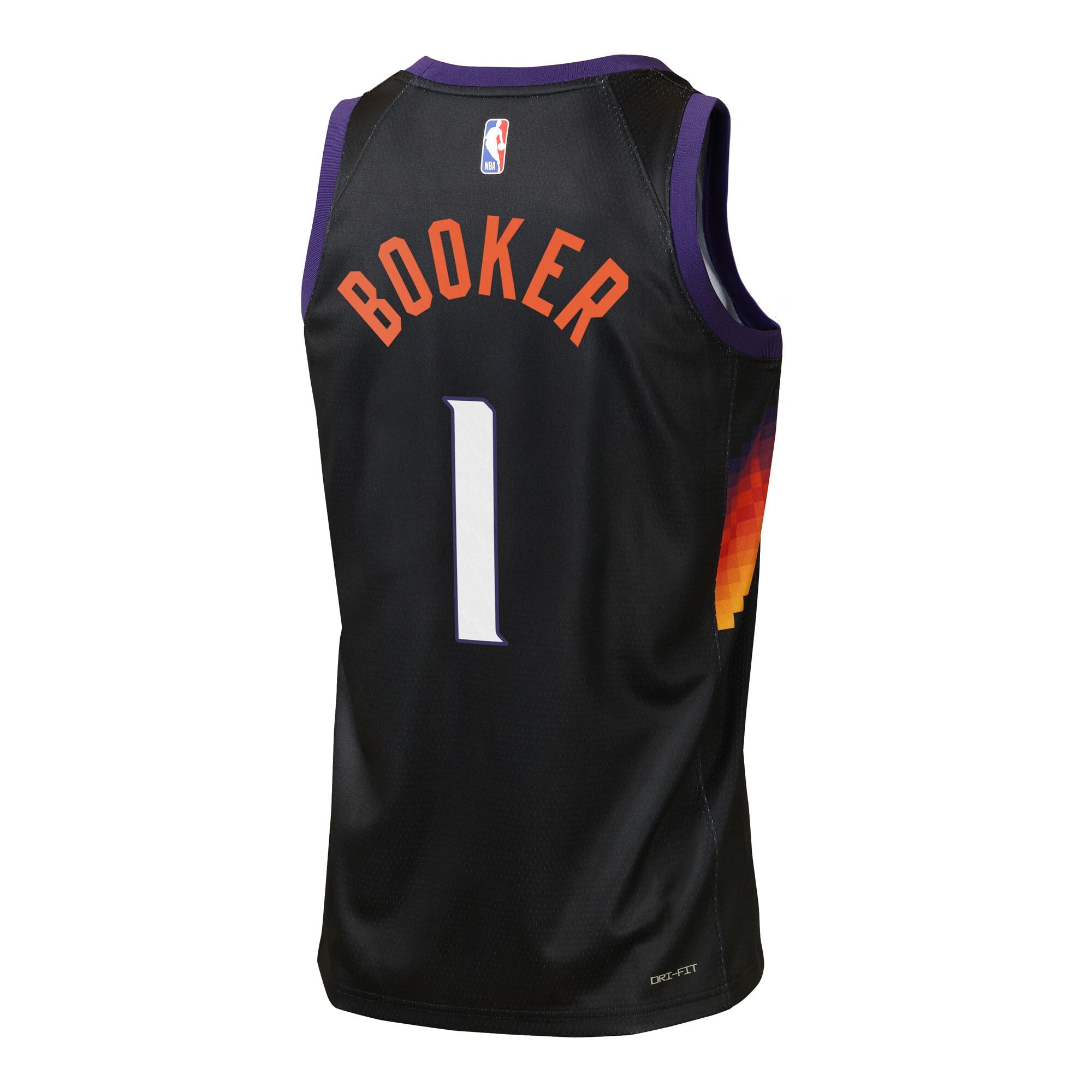Phoenix Suns Nike 2025/26 City Edition Swingman Jersey - Black - Devin Booker - Youth