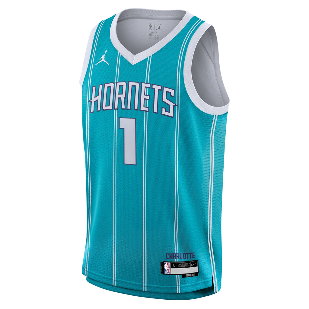 Charlotte Hornets NBA Youth Icon Swingman Jersey NE - LaMelo Ball
