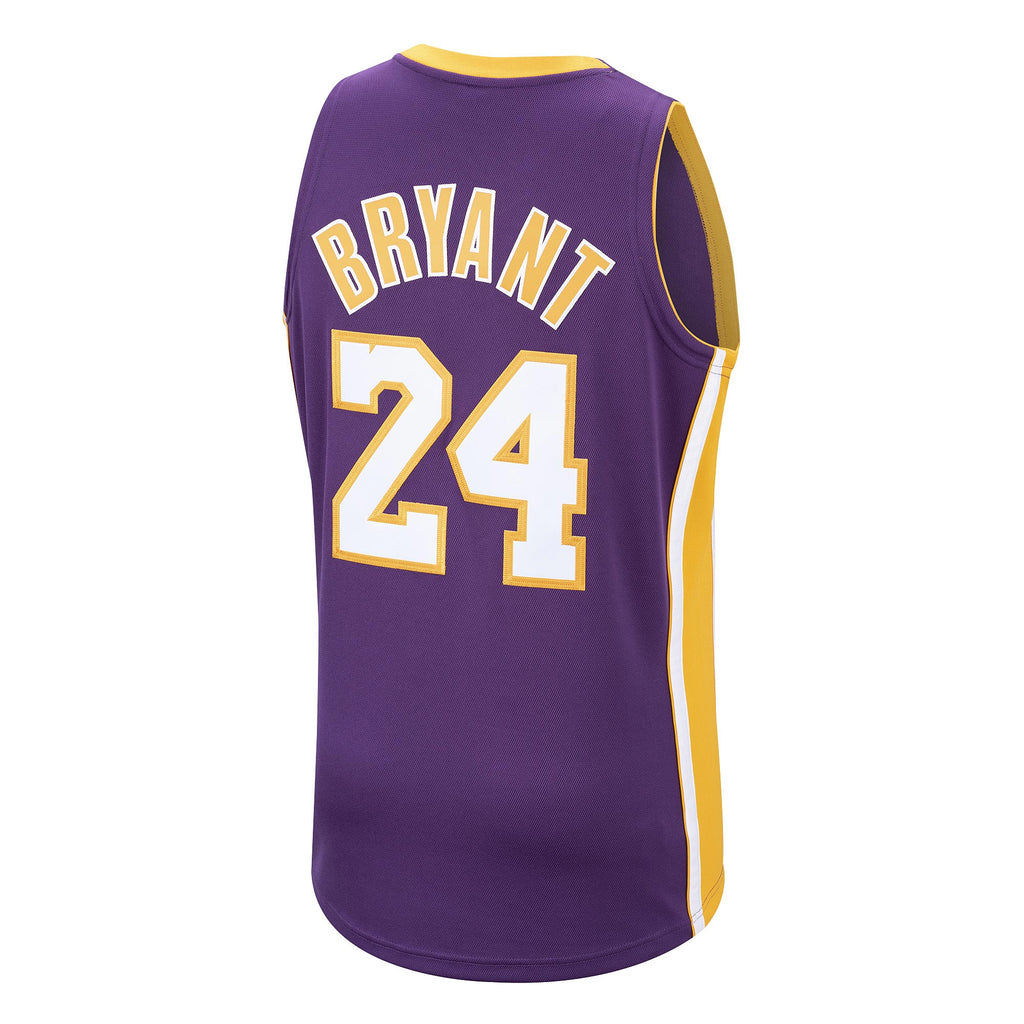 Los Angeles Lakers Kobe Bryant 2008 Road Authentic Jersey By Mitchell & Ness - Purple - Mens