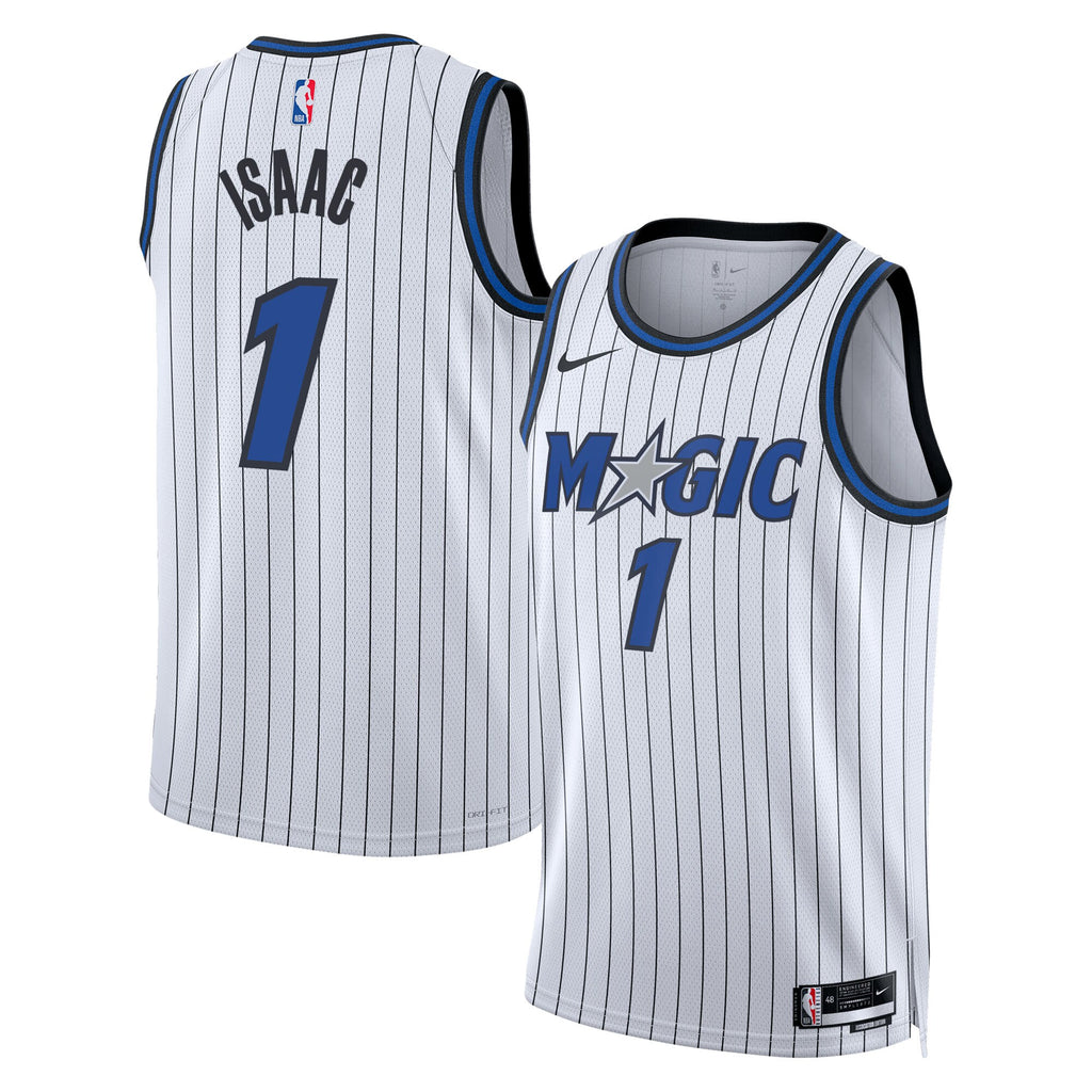 Orlando Magic Nike Replica Association Edition Swingman Jersey - White - Jonathan Isaac - Unisex