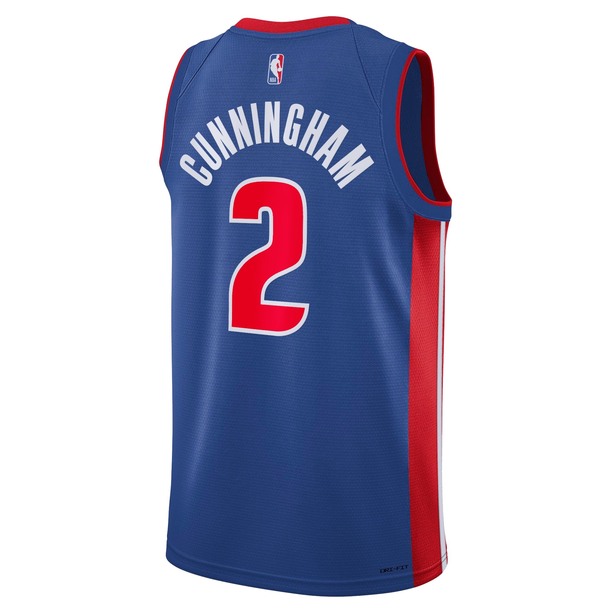 Detroit Pistons Nike Icon Swingman Jersey - Blue - Cade Cunningham - Youth