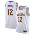 Los Angeles Lakers Nike Association Edition Swingman Jersey - White - Jake LaRavia - Unisex