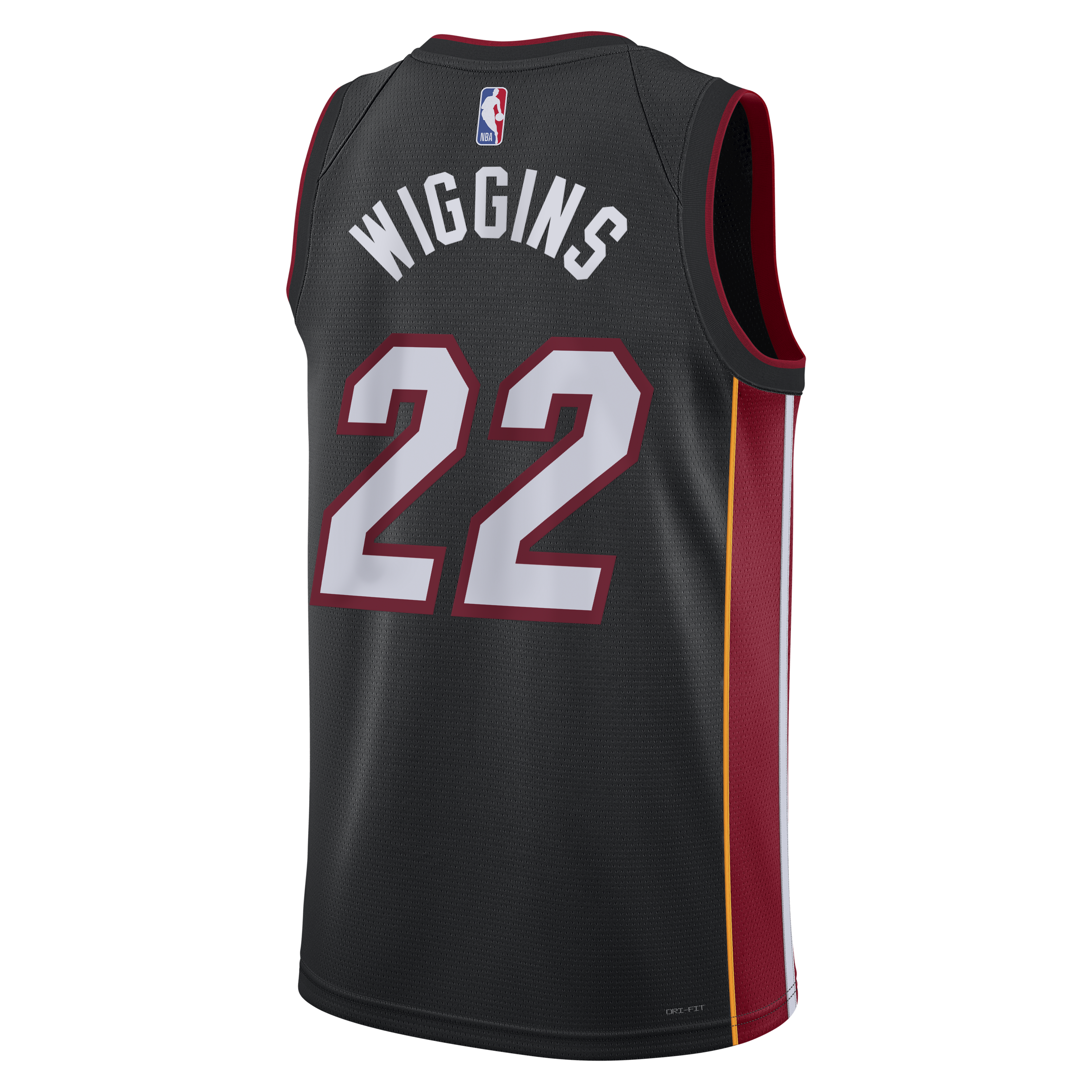 Miami Heat Nike Icon Edition Swingman Jersey - Black - Andrew Wiggins - Unisex