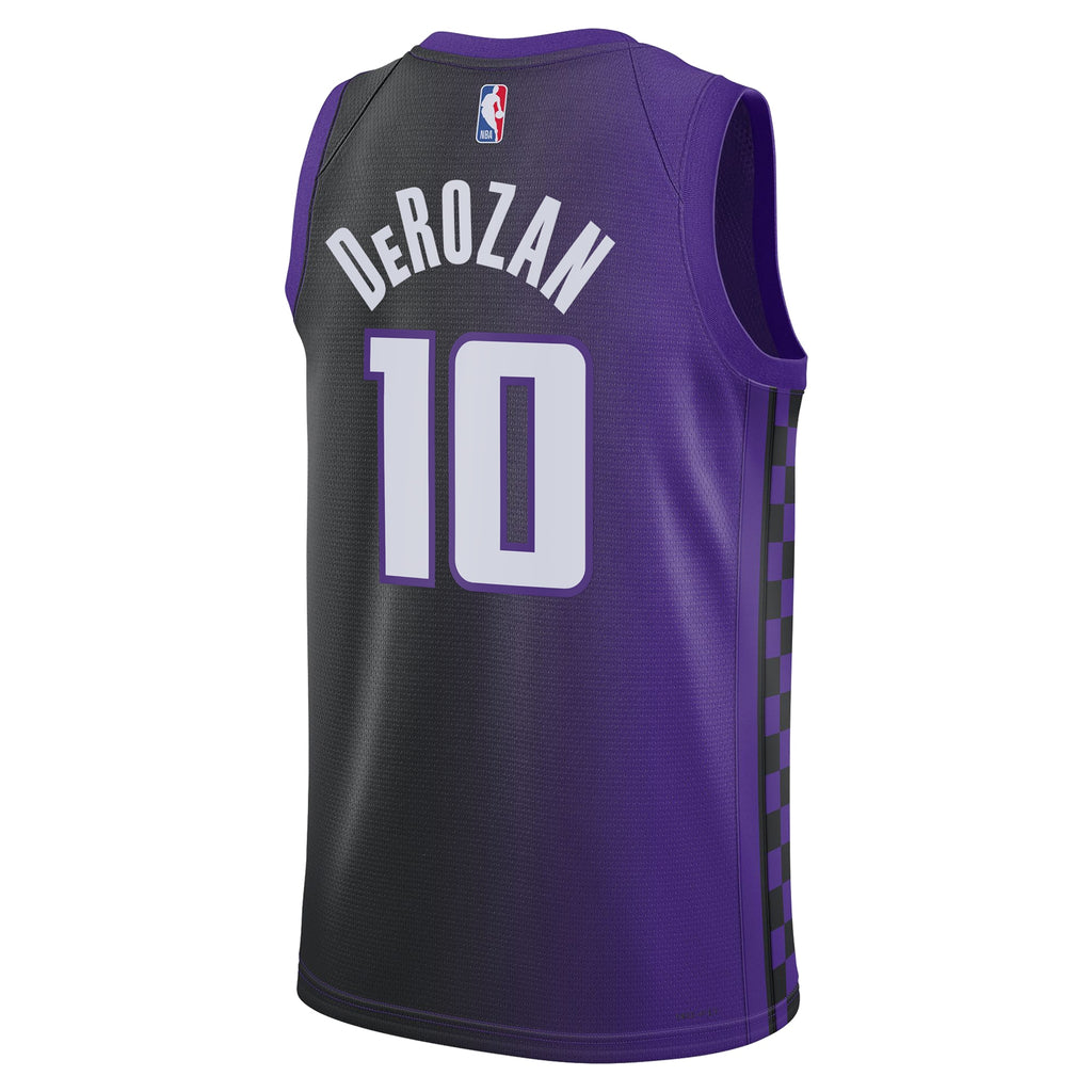 Sacramento Kings Jordan Brand Statement Edition Swingman Jersey - Purple - DeMar DeRozan - Unisex