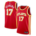 Atlanta Hawks Nike Icon Edition Swingman Jersey - Red - Onyeka Okongwu - Unisex