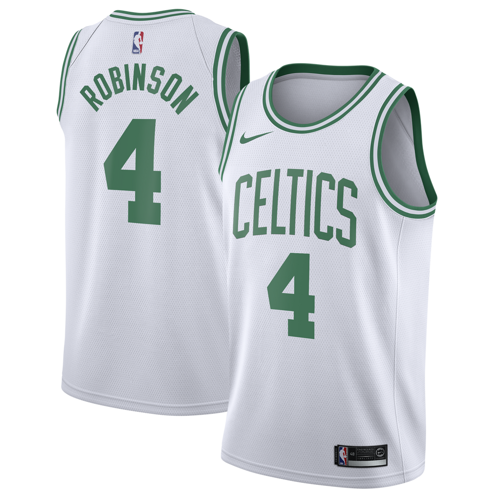 Boston Celtics Association Edition Swingman Jersey - White - Mitchell Robinson - Youth