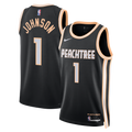 Nike Atlanta Hawks 2025/26 Nike City Edition Swingman Jersey - Black - Jalen Johnson - Unisex