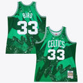 Boston Celtics Mitchell & Ness Larry Bird 1985 Hyper Hoops Swingman Jersey - Green