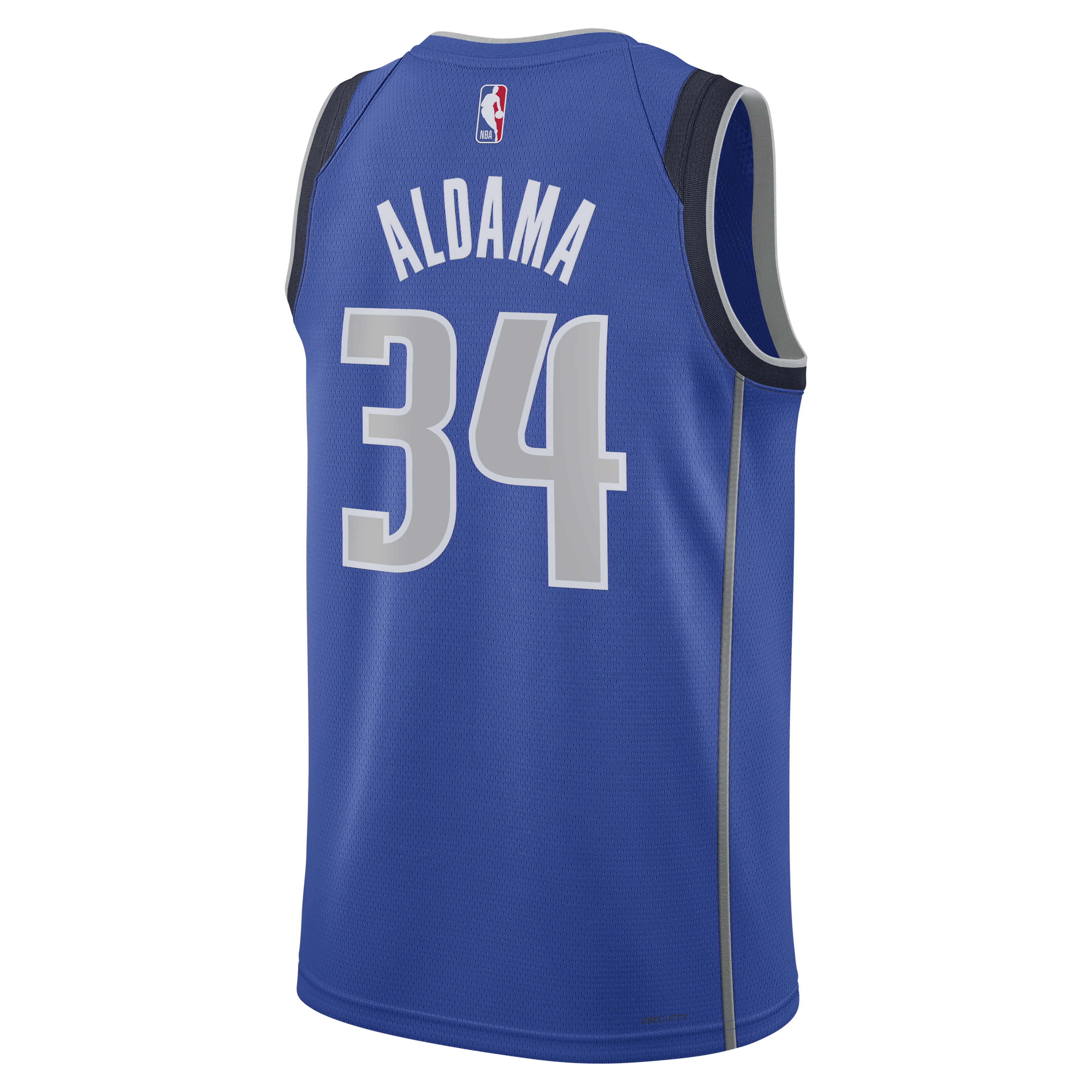 Dallas Mavericks Nike Icon Edition Swingman Jersey - Blue - Santi Aldama - Unisex