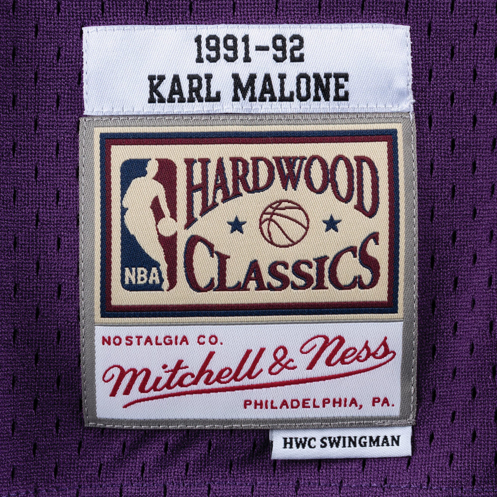 Utah Jazz Mitchell & Ness Swingman Jersey Karl Malone 1991-92