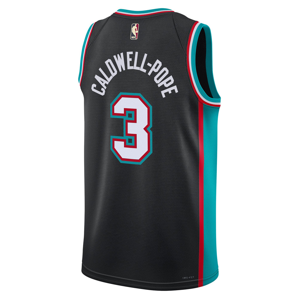 Memphis Grizzlies Nike Classic Edition Jersey - Black - Kentavious Caldwell-Pope - Unisex