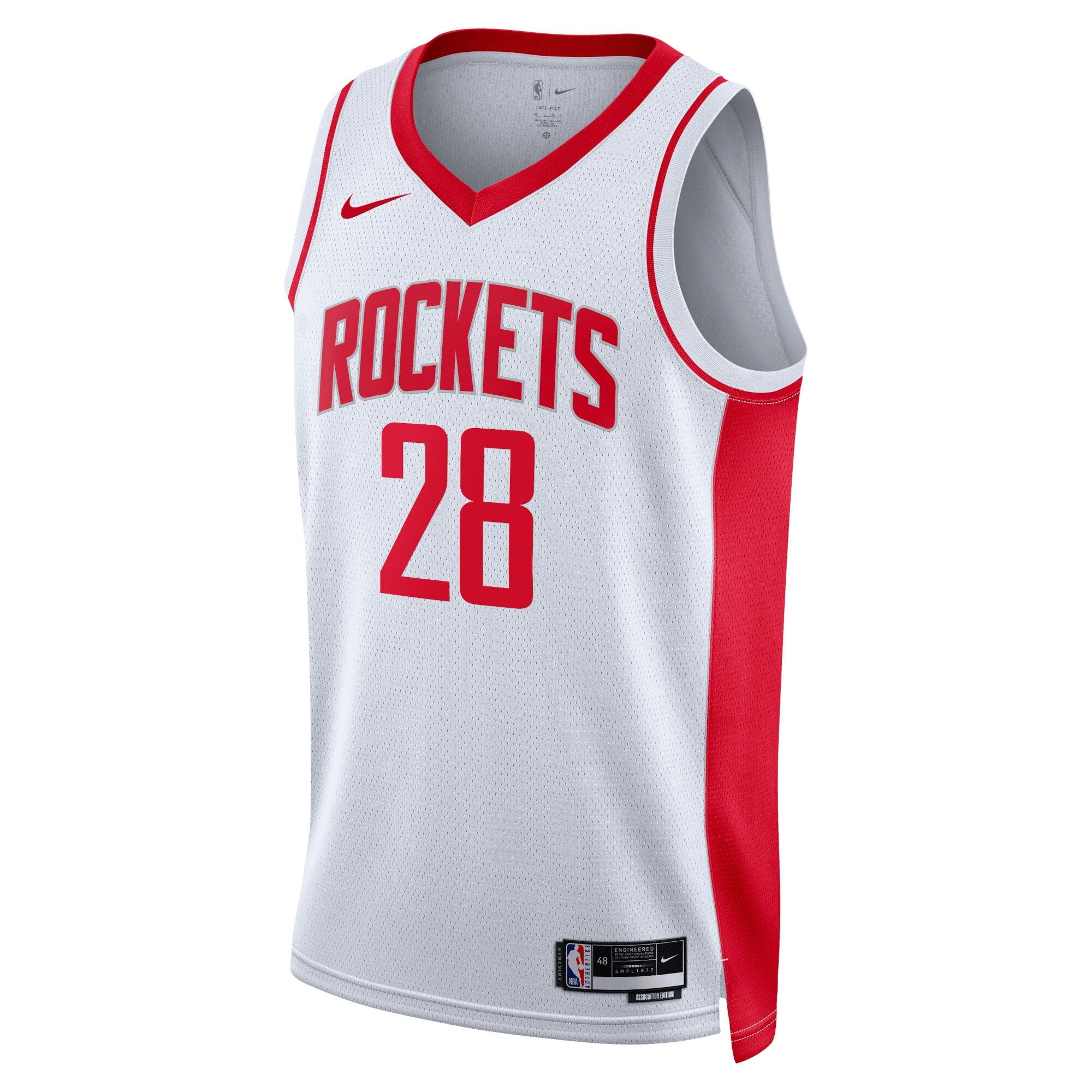 Houston Rockets Nike Association Edition Swingman Jersey - White - Alperen Sengun - Unisex