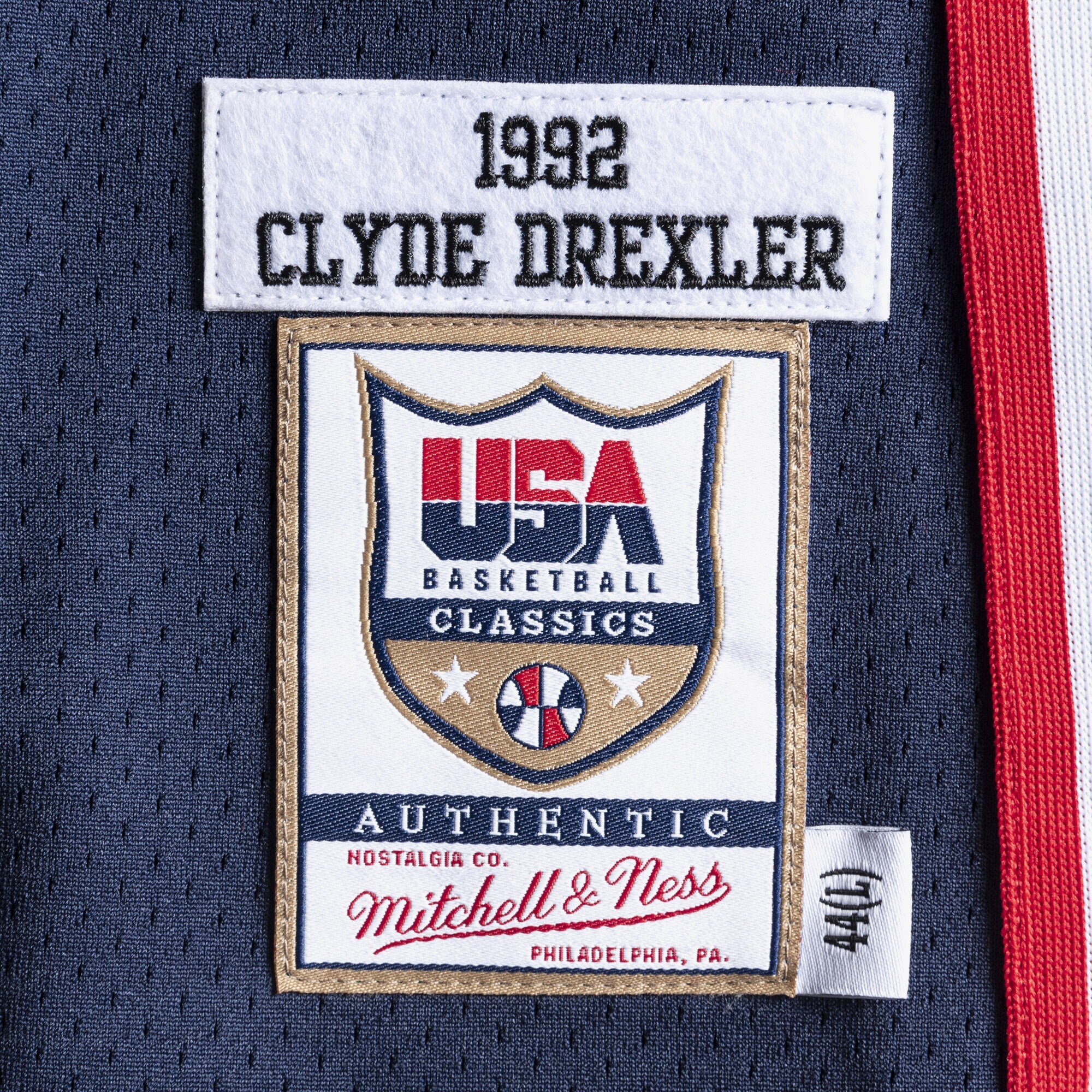 USA Basketball Mitchell & Ness Authentic Jersey Clyde Drexler 1992