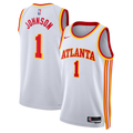 Atlanta Hawks Nike Association Edition Swingman Jersey - White - Jalen Johnson - Unisex