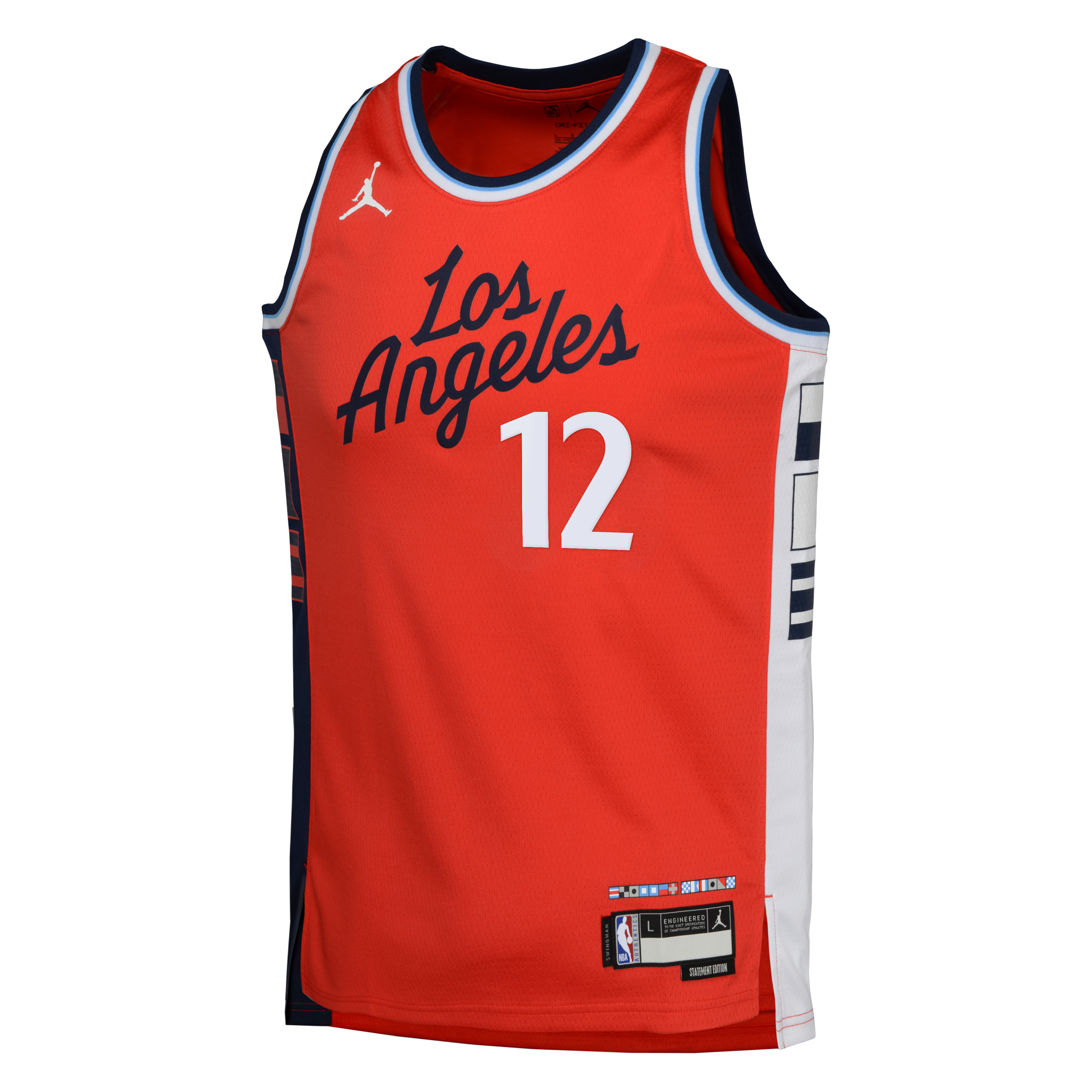 LA Clippers Jordan Brand Statement Edition Swingman Jersey - Red - Nick Martinelli - Youth