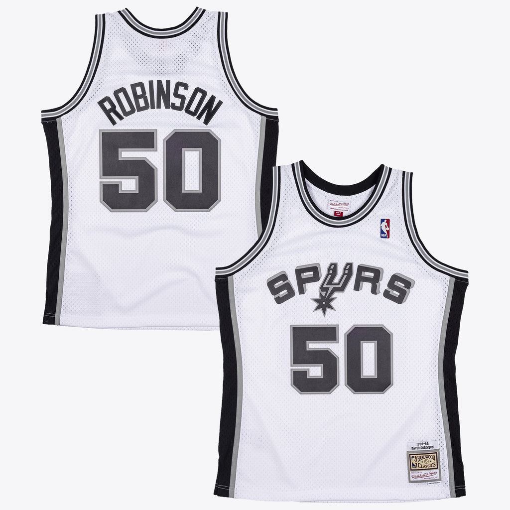 San Antonio Spurs Mitchell & Ness David Robinson 1998 Swingman Authentic Jersey - White