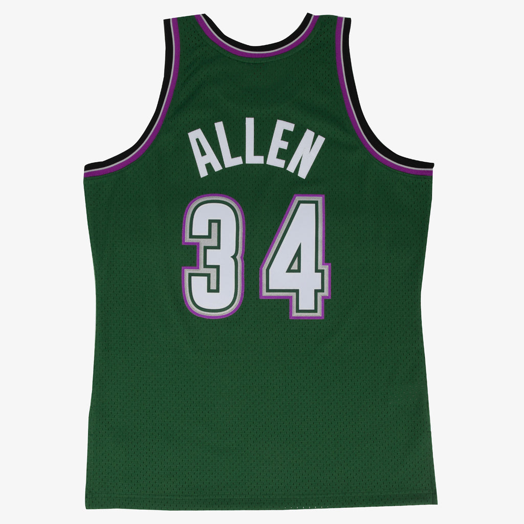 Milwaukee Bucks Mitchell & Ness Swingman Jersey Alternate Ray Allen 1996-97