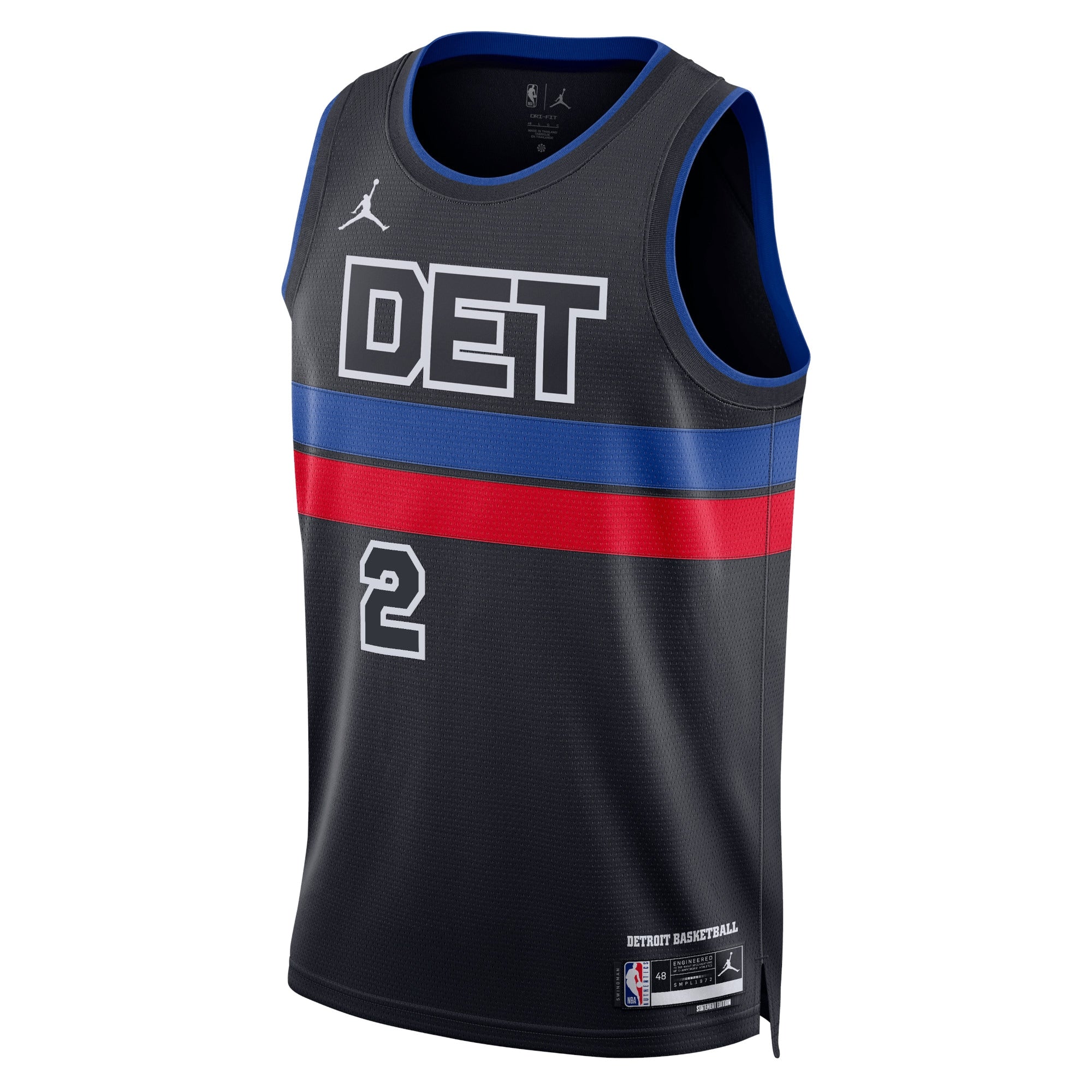 Detroit Pistons Jordan Statement Edition Swingman Jersey - Blue - Cade Cunningham - Unisex