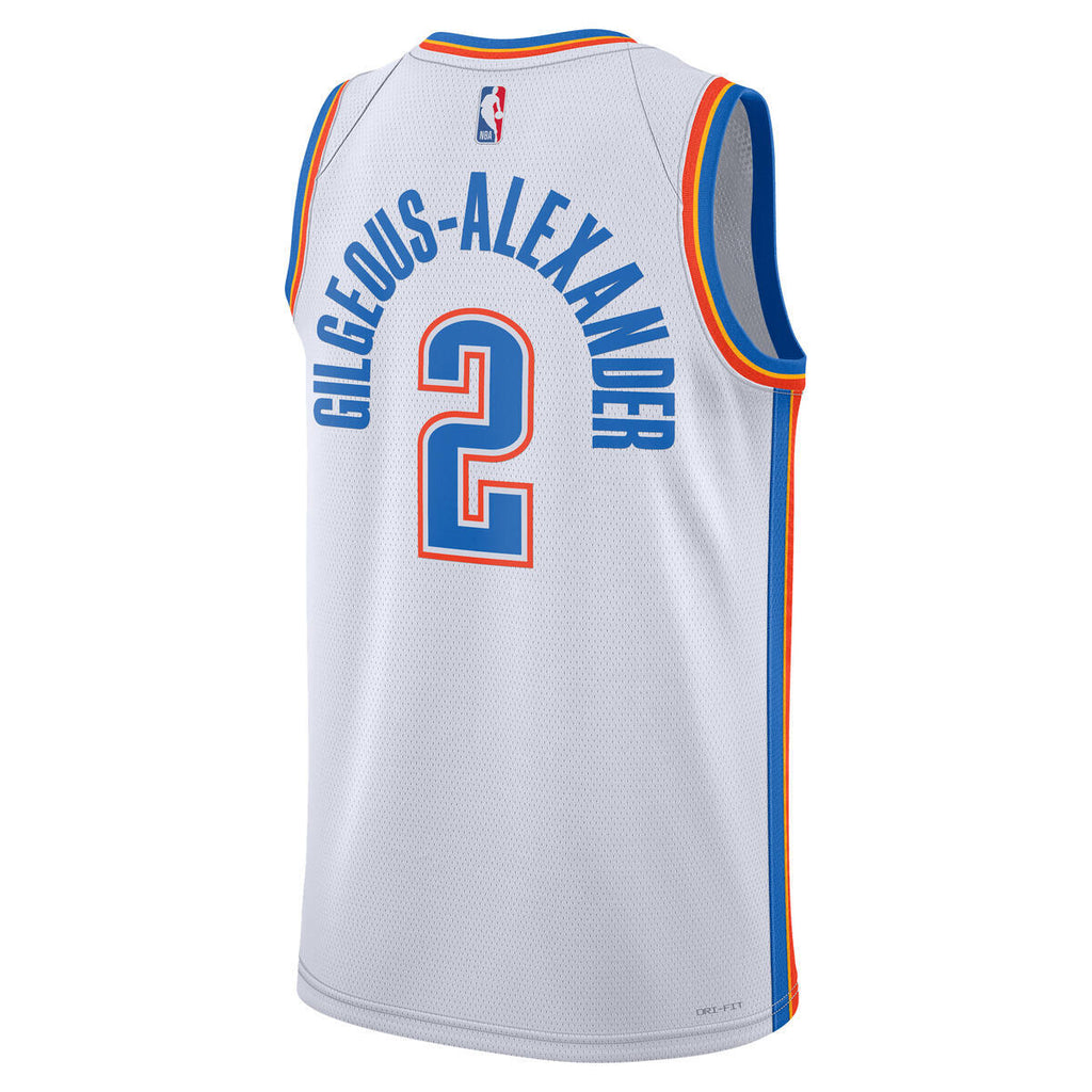 Oklahoma City Thunder Nike Association Swingman Jersey - Gilgeous-Alexander - Unisex