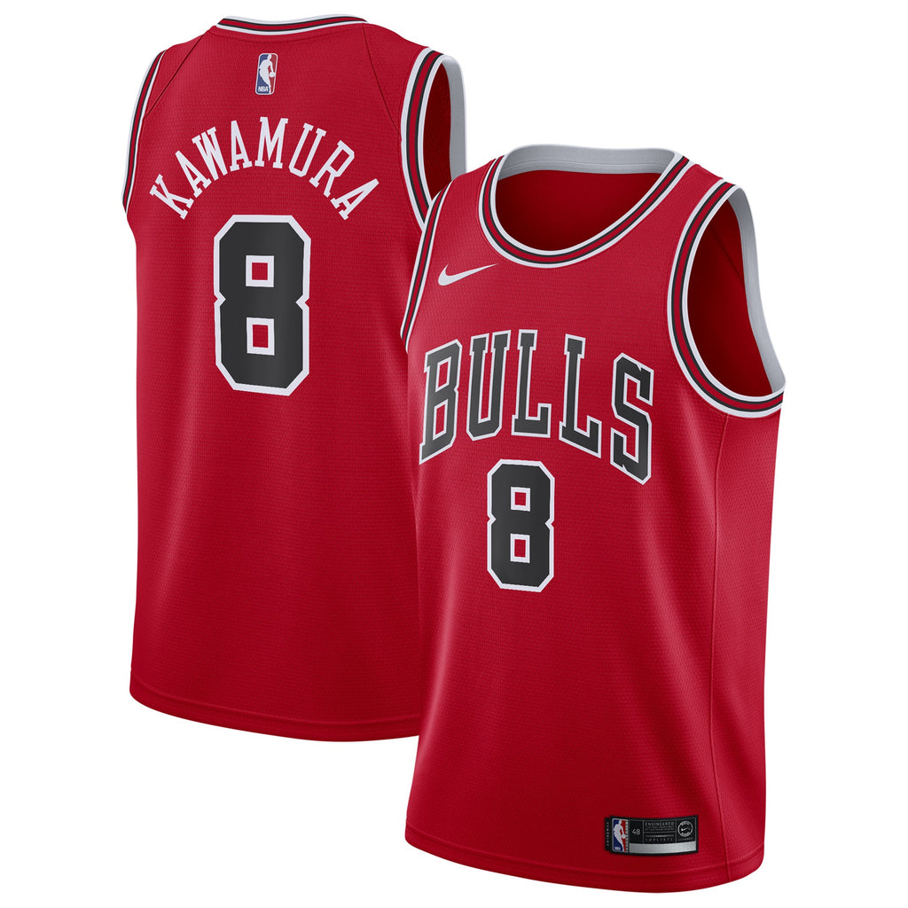 Chicago Bulls Nike Icon Edition Swingman Jersey - Red - Yuki Kawamura - Youth