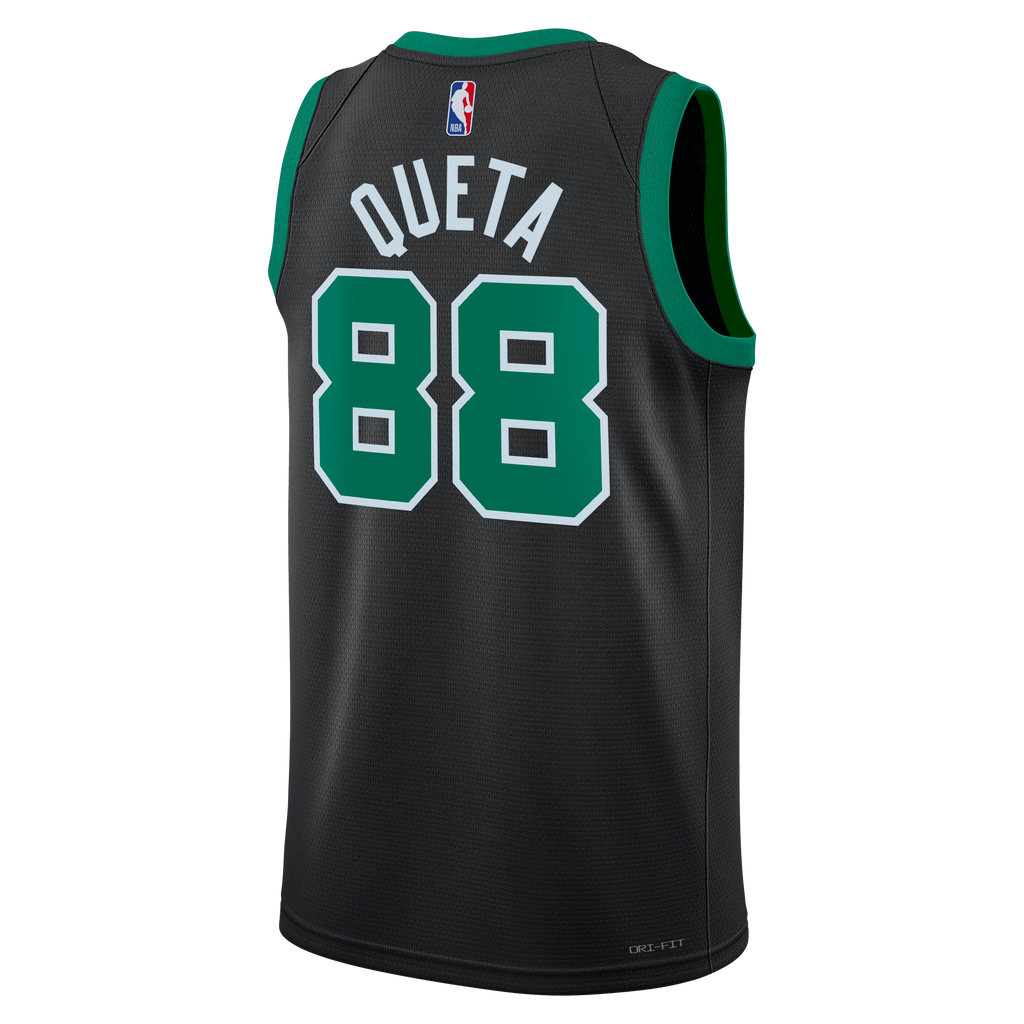 Boston Celtics Jordan Brand Statement Edition Swingman Jersey - Black - Neemias Queta - Unisex