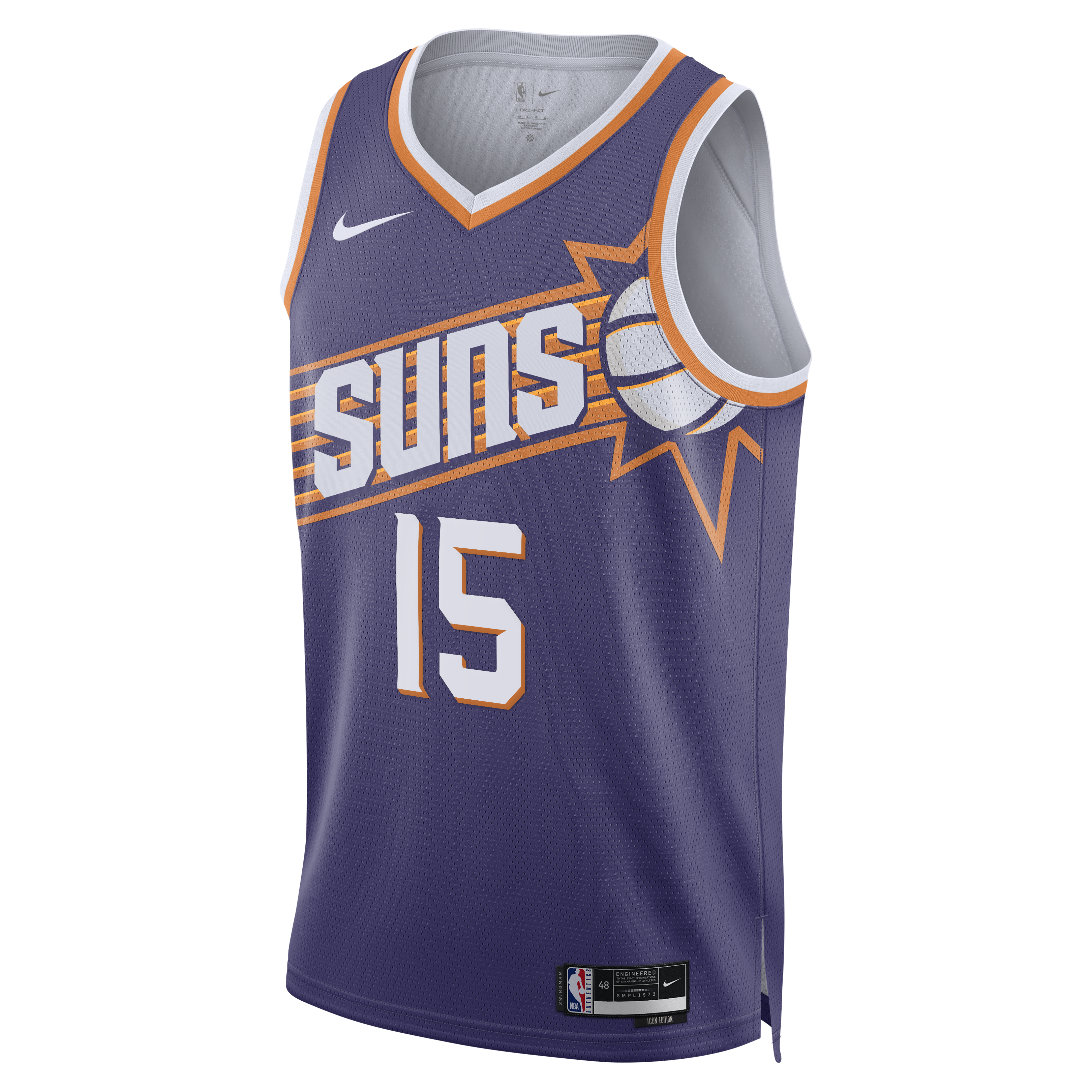 Phoenix Suns Nike Icon Edition Swingman Jersey - Purple - Devin Booker - Unisex