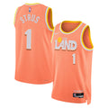 Cleveland Cavaliers Nike 2025/26 City Edition Swingman Jersey - Orange - Max Strus - Unisex