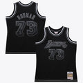Los Angeles Lakers Mitchell & Ness Dennis Rodman 1998 Contrast 2K Swingman Jersey - Black