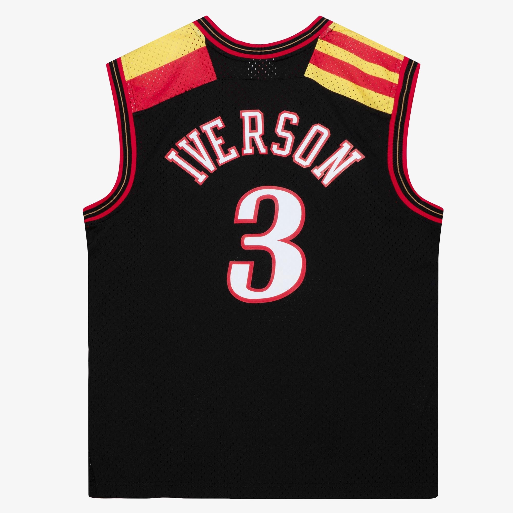 Philadelphia 76ers Mitchell & Ness Allen Iverson 2006 Alternate Spain Authentic Jersey - Black