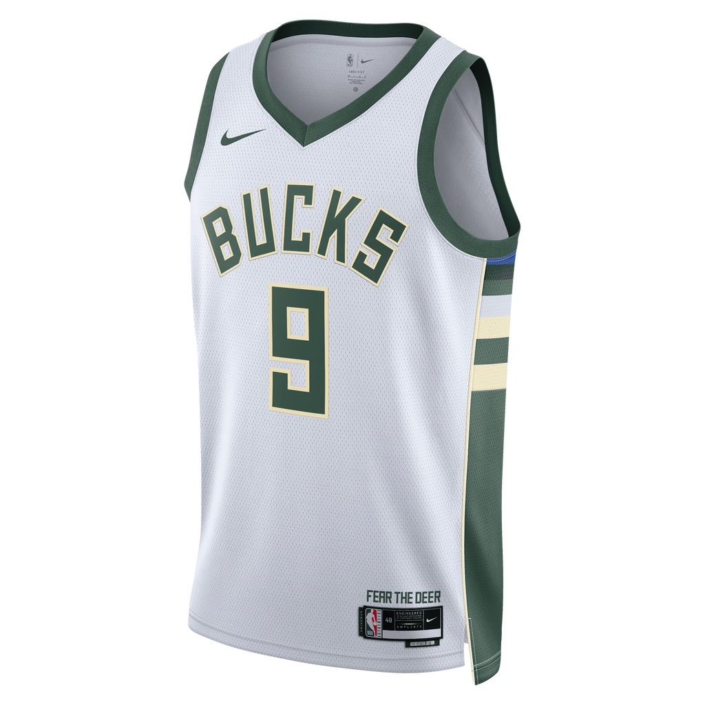 Milwaukee Bucks Nike Association Edition Swingman Jersey - White - Kel'el Ware - Unisex