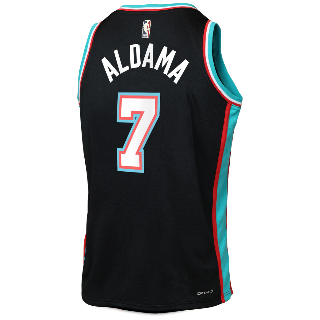 Memphis Grizzlies Nike Classic Edition Jersey - Black - Santi Aldama - Youth