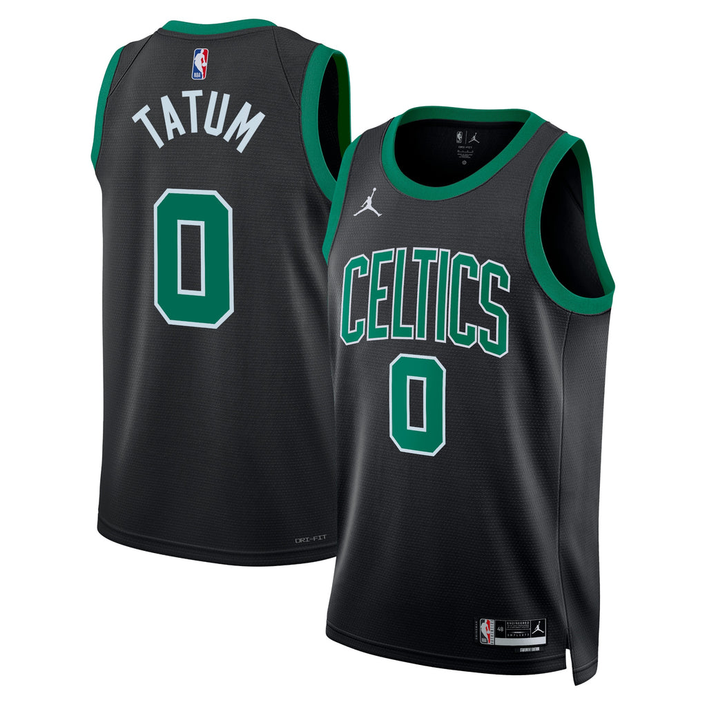 Boston Celtics Jordan Brand Statement Edition Swingman Jersey - Black - Jayson Tatum - Unisex